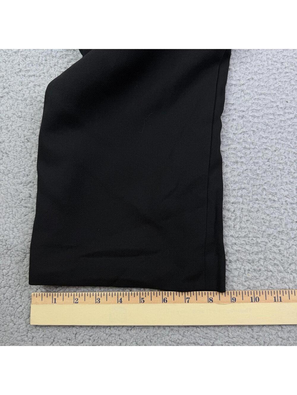 J.CREW 100% Wool Black Trousers Pants Lined Women's P6 (26x28) Made in Japan - Picture 8 of 12